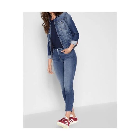 7 For All Mankind 7FAM Kimmie Crop, Size 25 - Picture 2 of 16